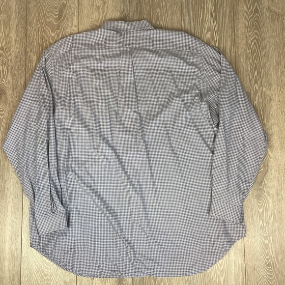 Ralph Lauren Button Down Shirt Men's Pony 3XLT Plaid - Picture 4 of 5